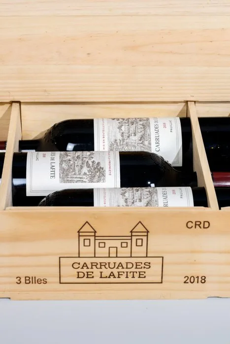 2018 Carruades de Lafite, 2nd wine of Chateau Lafite Rothschild - Pauillac - 3 Bottles (0.75L)