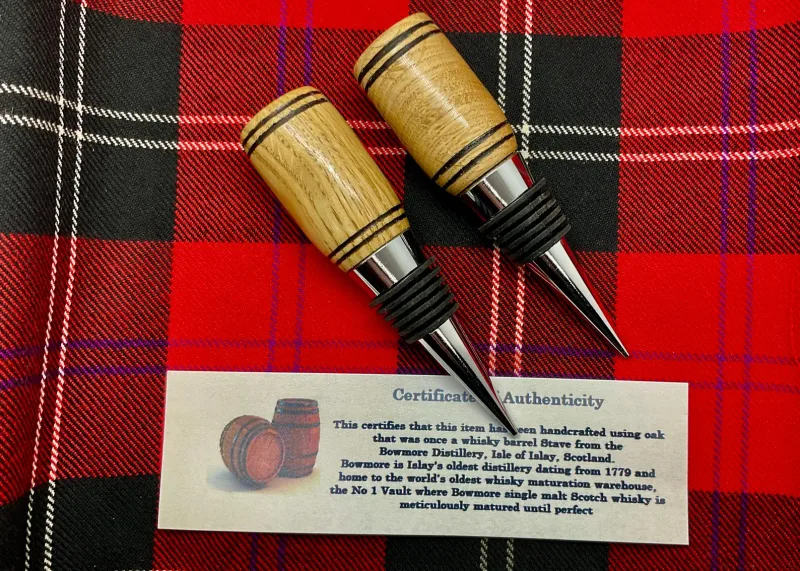 Authentic Whisky Barrel Oak Bottle Stopper (N/A%)