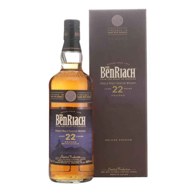 Benriach – Dunder 22 Year Old Peated (70cl, 46.00%)