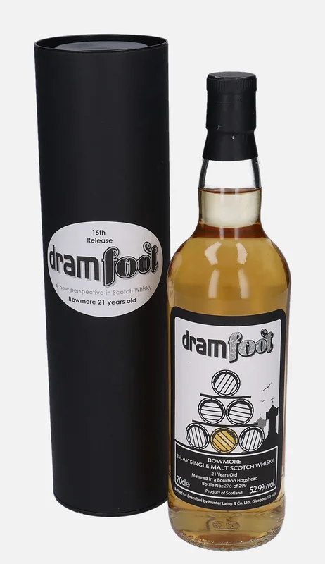 Bowmore – 1996 21 Year Old Dramfool 15th Release (70cl, 52.9%)