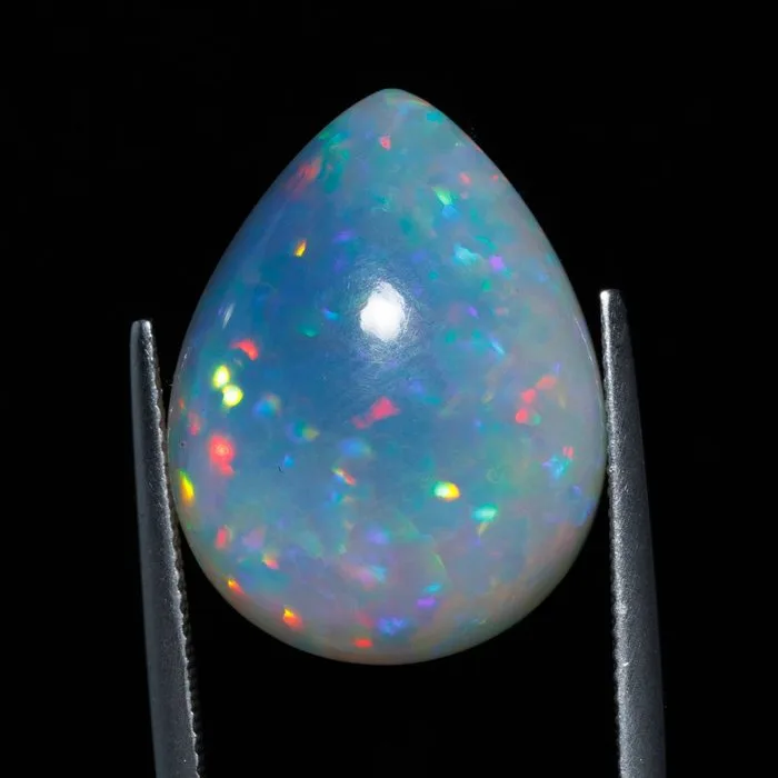 1 pcs Orange, Yellow Opal - 20.92 ct - International Gemological Institute (IGI) - Play of Color