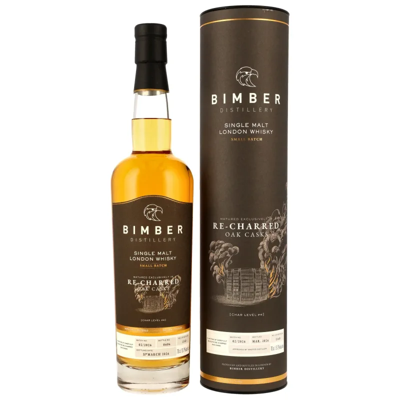 Bimber – Single Malt London Whisky Re-Charred Oak Cask Batch 2