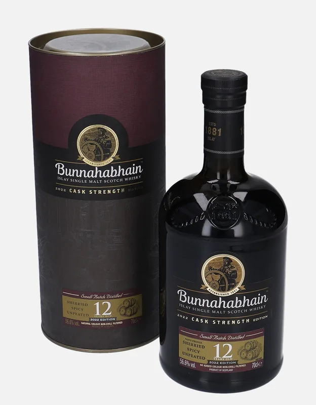Bunnahabhain – 12 Year Old 2022 Edition (70cl, 56.6%)