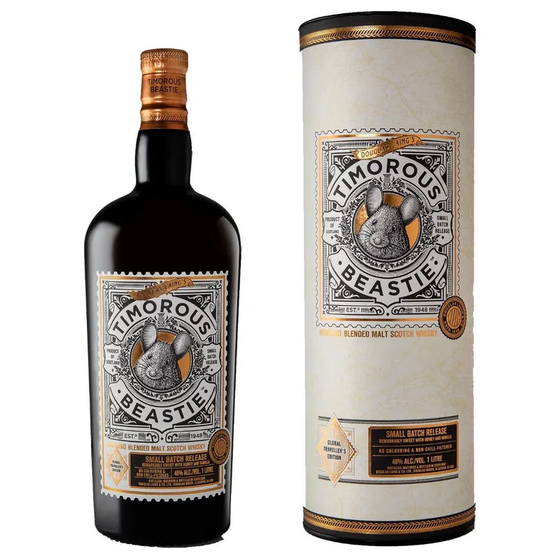 Timorous Beastie Highland Blended Malt Scotch Whisky (1L)