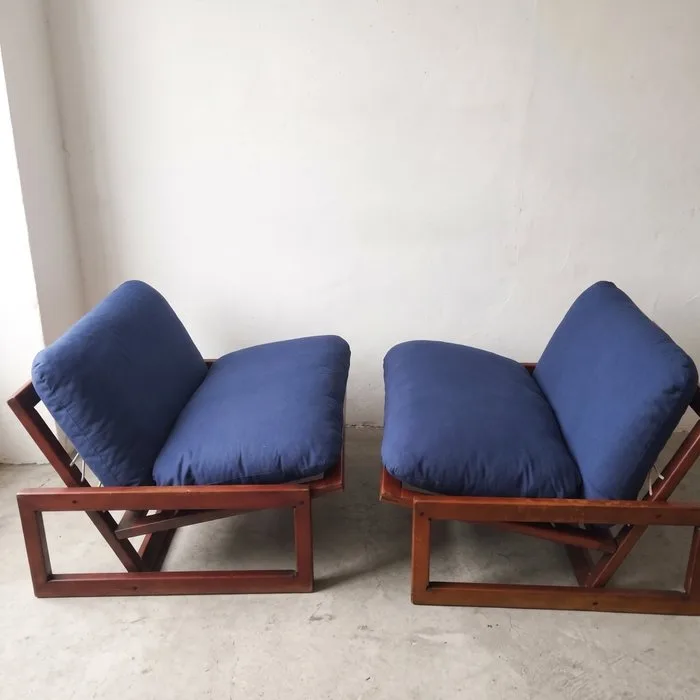 Cassina - Afra & Tobia Scarpa - Armchair (2) - Carlotta - solid ash wood