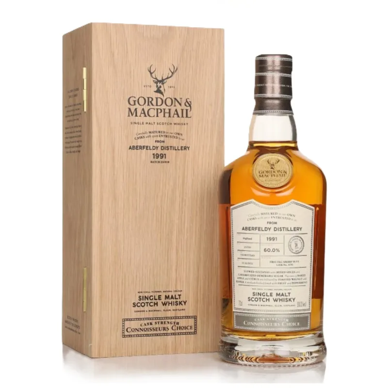 Aberfeldy – 31 Year Old 1991 Gordon & MacPhail Connoisseurs Choice Single 1st Fill Sherry Butt #4190 (70cl, 60%)