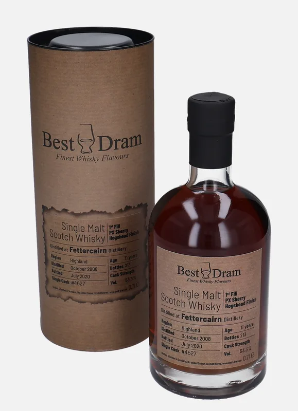 Fettercairn – 2008 11 Year Old Best Dram (70cl, 53.3%)