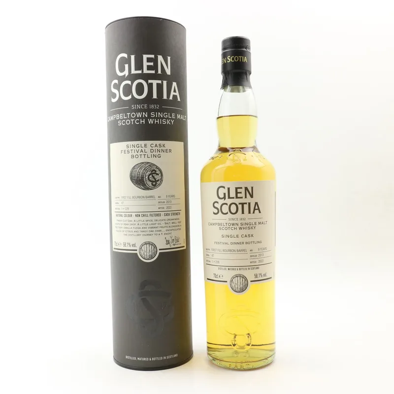 Glen Scotia – 2013 9 Year Old Festival Dinner Bottling (70cl, 58.1%)