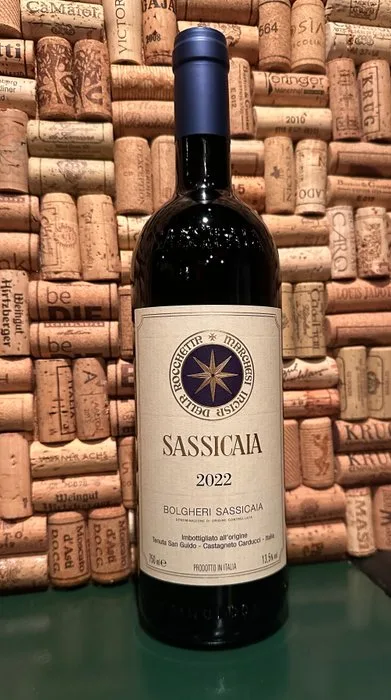 2022 Tenuta San Guido, Sassicaia - Super Tuscans - 1 Bottle (0.75L)
