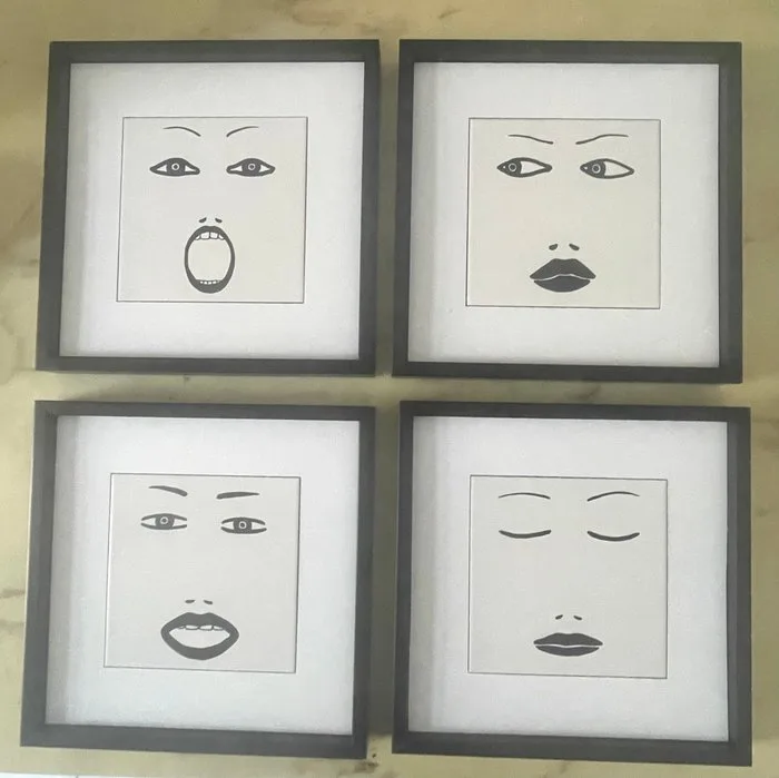 Kiasmo - Vincenzo D'Alba - Frame (4)- Little pictures - Wood, cement - Traditional collection