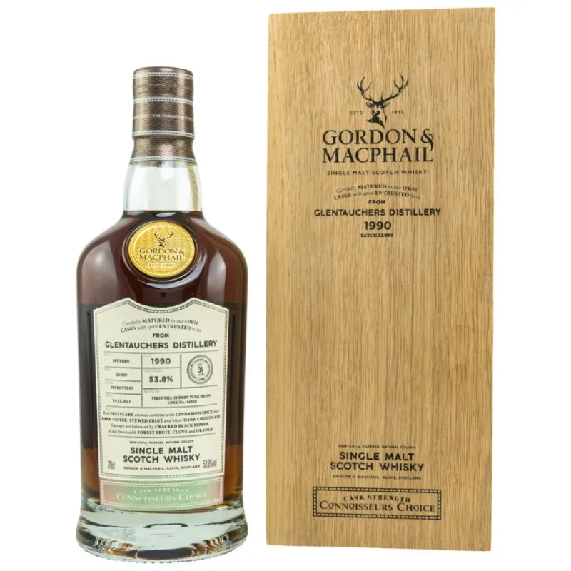 Glentauchers – 31 Year Old 1990/2021 Gordon & MacPhail