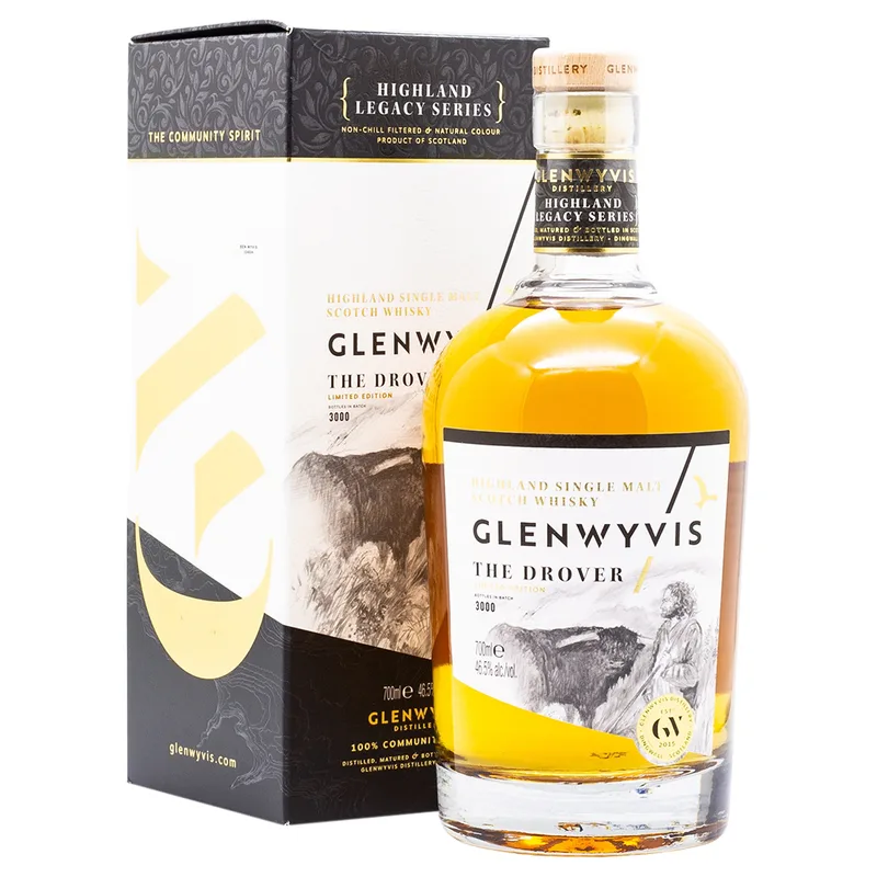 GlenWyvis – The Drover Highland Single Malt Scotch Whisky (70cl, 46.5%)
