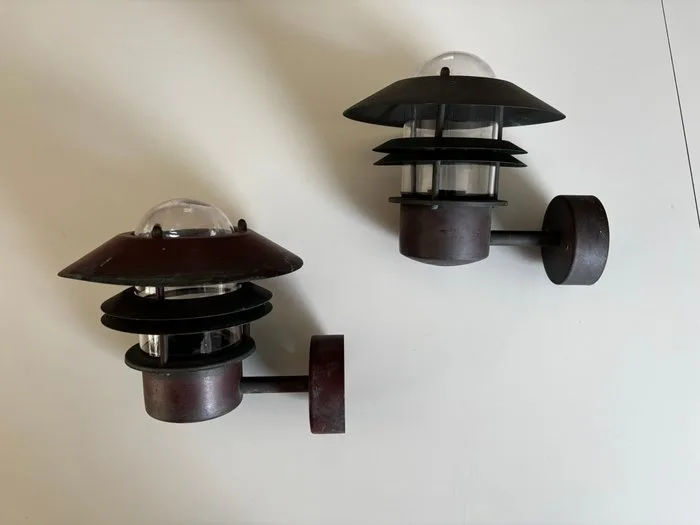 Wall lamp - Copper, Glass