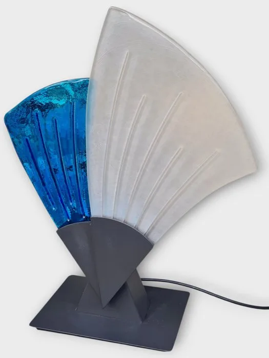 Table lamp - Murano glass, Lacquered brass - Murano glass from the 1960s