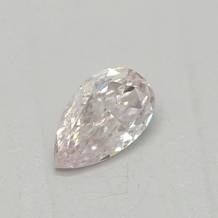1 pcs Diamond (Natural coloured) - 0.18 ct - Pear - Faint Pink - SI2 - Gemological Institute of America (GIA) - Faint Pink 0.18CT GIA