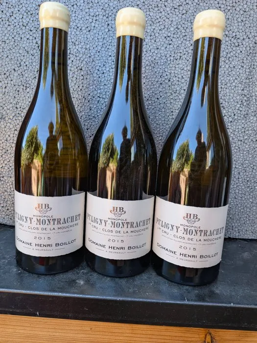 2015 Henri Boillot "Clos de la Mouchère " - Puligny Montrachet 1er Cru - 3 Bottles (0.75L)