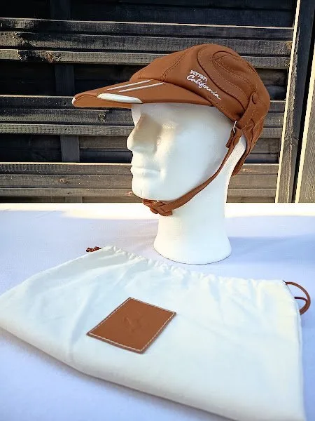cap - Ferrari - Casquette en cuir Ferrari California By Borsalino édition limité 2008 collector neuf