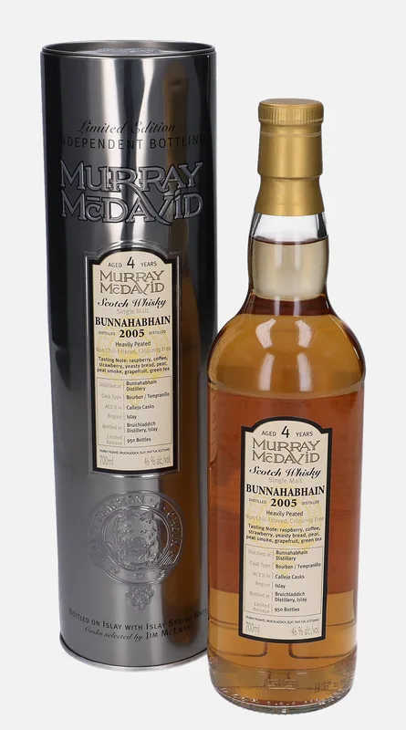 Bunnahabhain – 2005 4 Year Old Murray McDavid