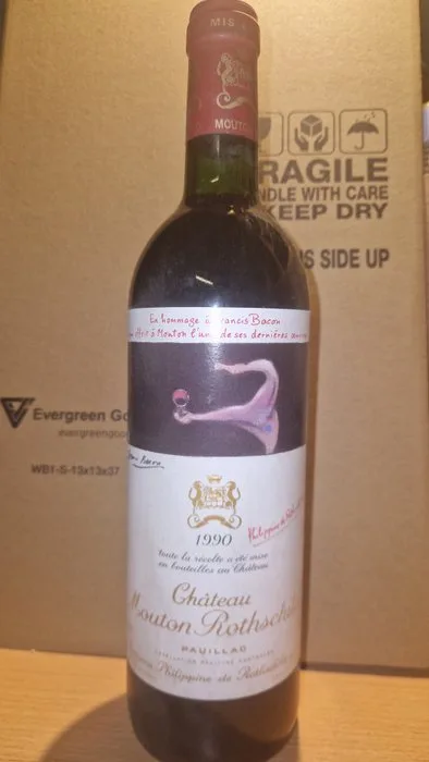 1990 Chateau Mouton Rothschild - Pauillac 1er Grand Cru Classé - 1 Bottle (0.75L)