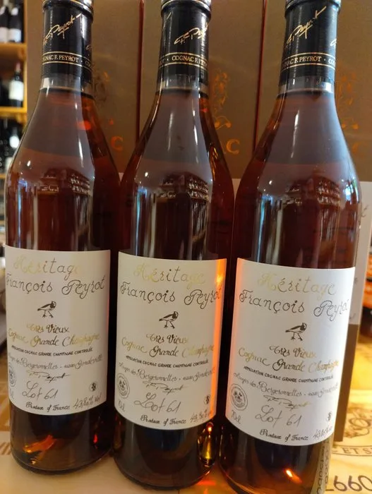 François Peyrot 1961 - Héritage Set 61 - 70cl - 3 bottles