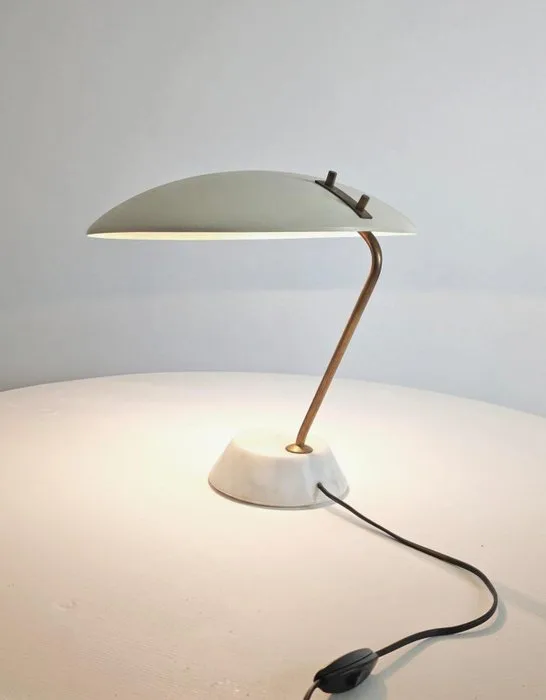 Stilnovo - Bruno Gatta - Table lamp - Carrara marble - Stilnovo