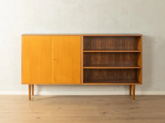 WK Möbel - Highboard - Walnut, Ash, Resopal - 1950s Highboard