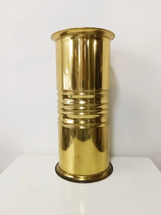 Umbrella stand/rack - brass umbrella stand - Gilt brass