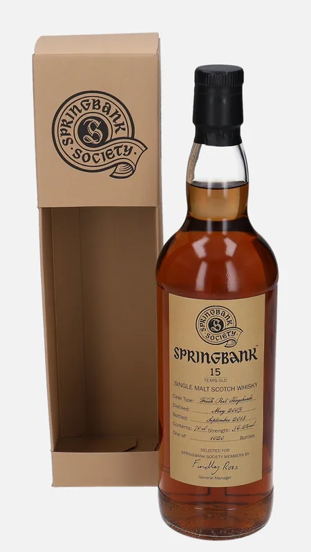 Springbank – 2003 15 Year Old (70cl, 56.2%)