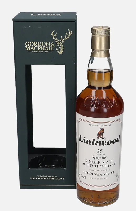Linkwood – 25 Year Old Gordon & MacPhail Distillery Labels