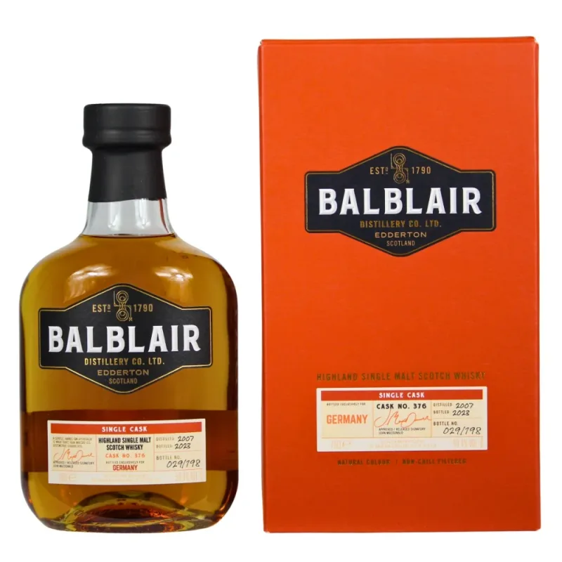 Balblair – 2007/2023 Single Cask Exclusively for Germany #376