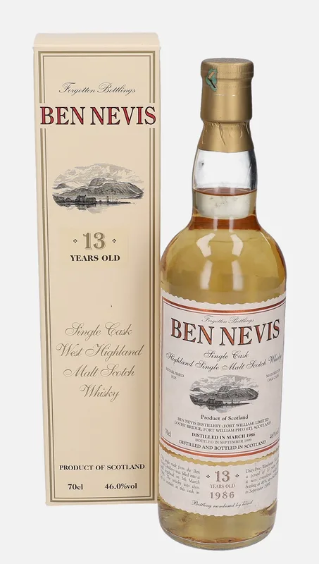 Ben Nevis – 1986 13 Year Old