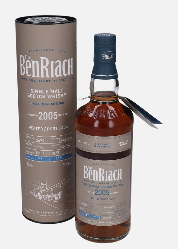 Benriach – 2005 12 Year Old (70cl, 53.1%)