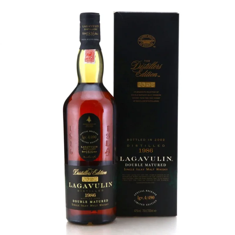 Lagavulin – 1986 Distillers Edition Pedro Ximenez Finish (2002) (70cl, 43%)