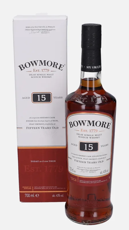 Bowmore – 15 Year Old (70cl, 43%)