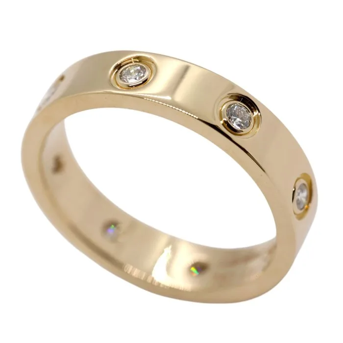 Cartier - Ring - LOVE small model - 18 kt. Rose gold - 8 Diamonds