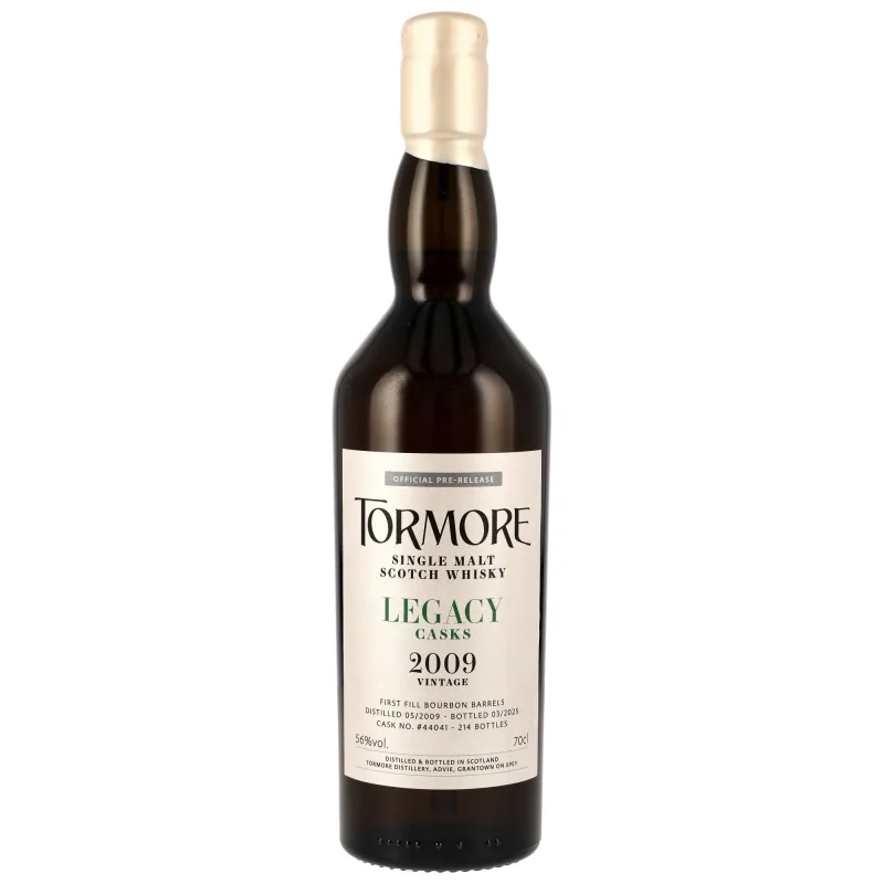 Tormore – 15 Year Old 2009/2025 Legacy Series Bourbon Single Cask #44041