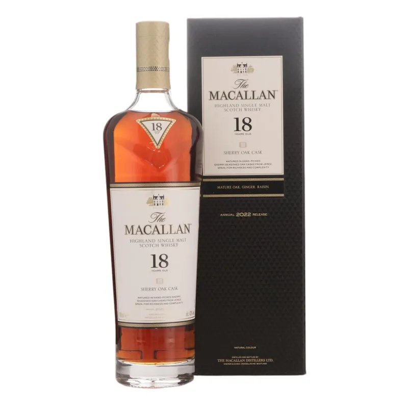 Macallan – 18 Year Old Sherry Oak Cask Annual 2022 Release