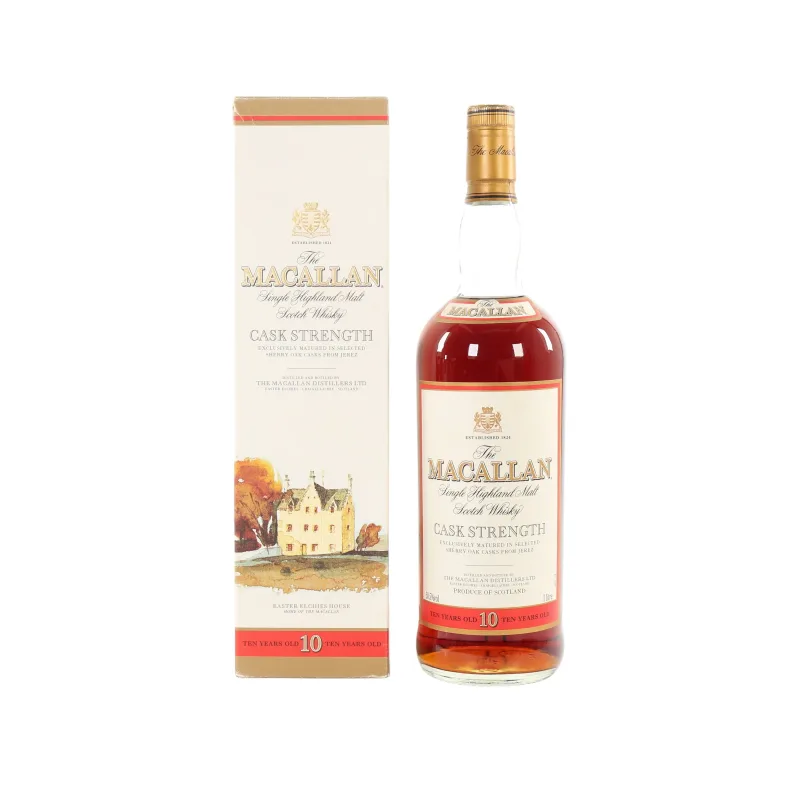 Macallan – 10 Year Old Cask Strength (1L, 58.8%)