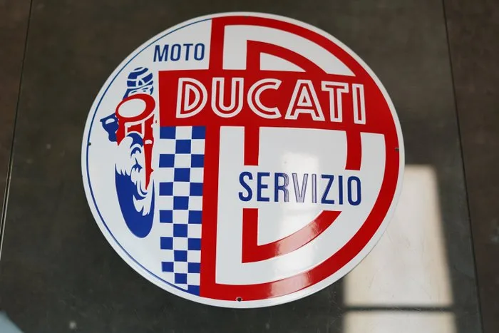 Ducati - Ducati Servizio sign - Sign - Enamel, Steel