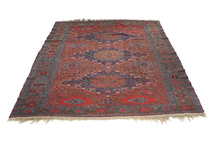Antique Usak Suzani Kilim - Rug - 258 cm - 193 cm