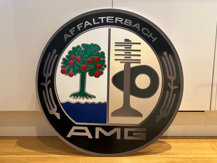 Sign - Mercedes-Benz - AMG Affalterbach Acrylic Display Piece Wall Sign for Garage, Man Cave, Bar