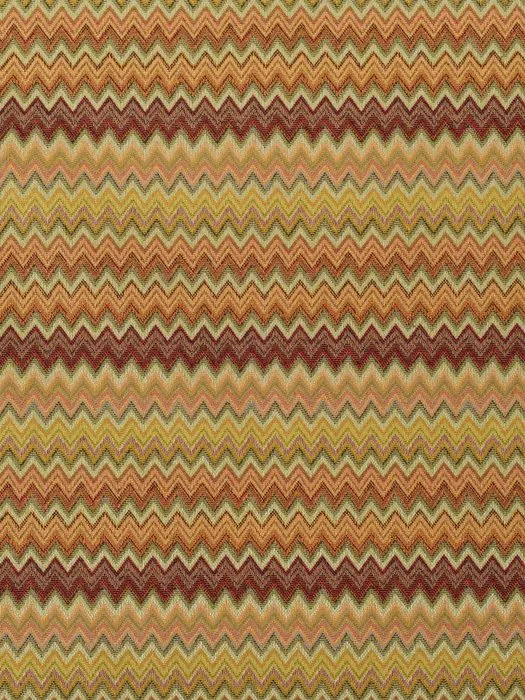 Precious Texstiles GOBELIN 4,30 x 1,40 meters fabric zig-zag pattern in shades of yellow and - Textile - 4.3 m - 1.4 m