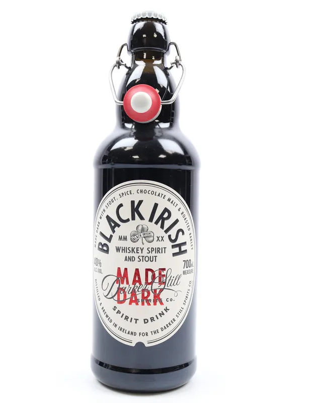 Black Irish Whiskey Spirit and Stout