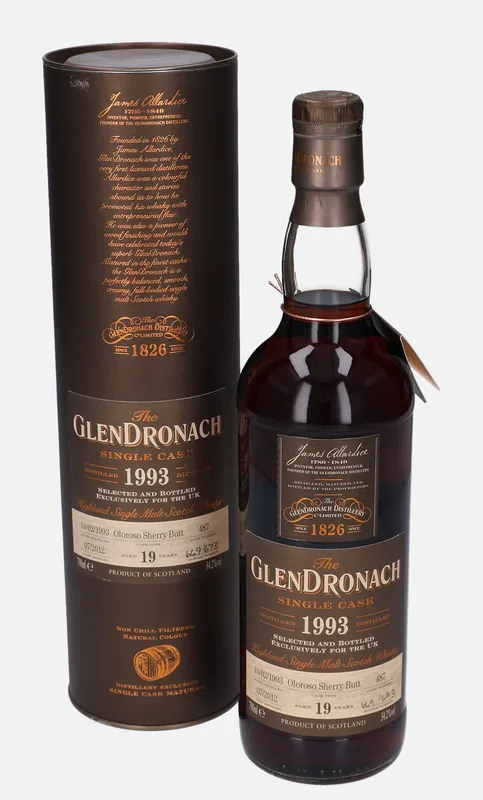 Glendronach – 1993 19 Year Old Single Cask