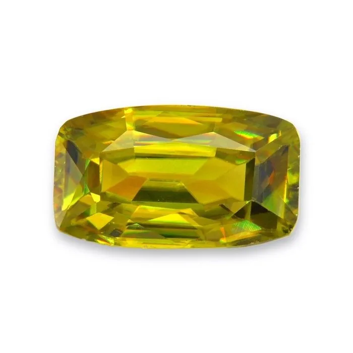 1 pcs Green, Yellow Sphene - 2.17 ct - International Gemological Institute (IGI)