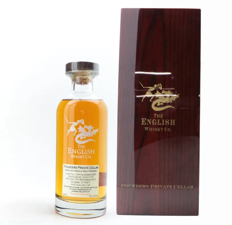 English Whisky Co 2007 Founders Private Cellar Cask 0787 (70cl, 61.2%)