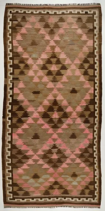 Usak - Rug - 359 cm - 164 cm - Vintage Turkish Oushak