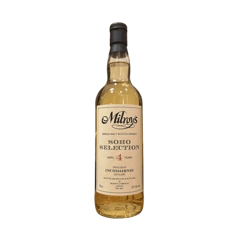 Inchdairnie – Peated 4 Year Old 2020 Milroy's Soho Selection (70cl)