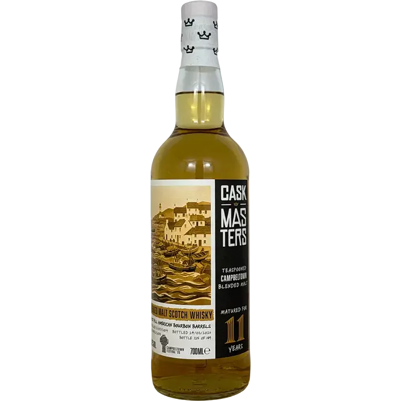 Cask Masters Golden Proof Campbeltown Blended Malt 11 Year Old (Bourbon Barrel) (70cl, 50.2%)