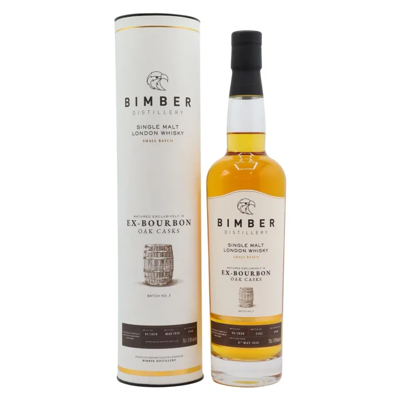 Bimber – Ex-Bourbon Oak Casks Batch #1 English Single Malt (2020) (70cl, 51.8%)